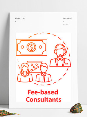 咨詢紅色設計素材免費下載指南——千圖網平面設計助力財務顧問中心